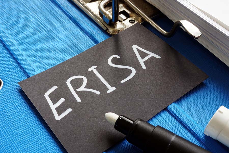 ERISA written with marker