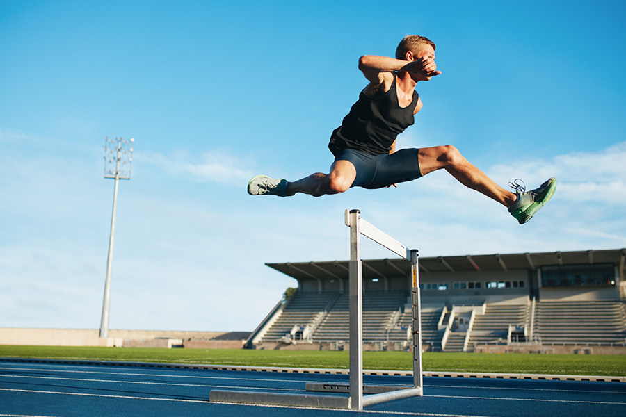 jumping hurdles